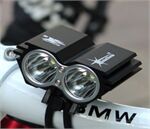 Đèn trước xe đạp 2 Pha Siêu Sáng